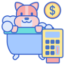animals,pet,cost,money,payment,commerce and shopping,dog,hygiene,animal,bath,bathing,washing,bubbles,product,spa,fees,self service
